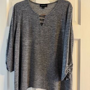 Heather Gray Long Sleeve Top